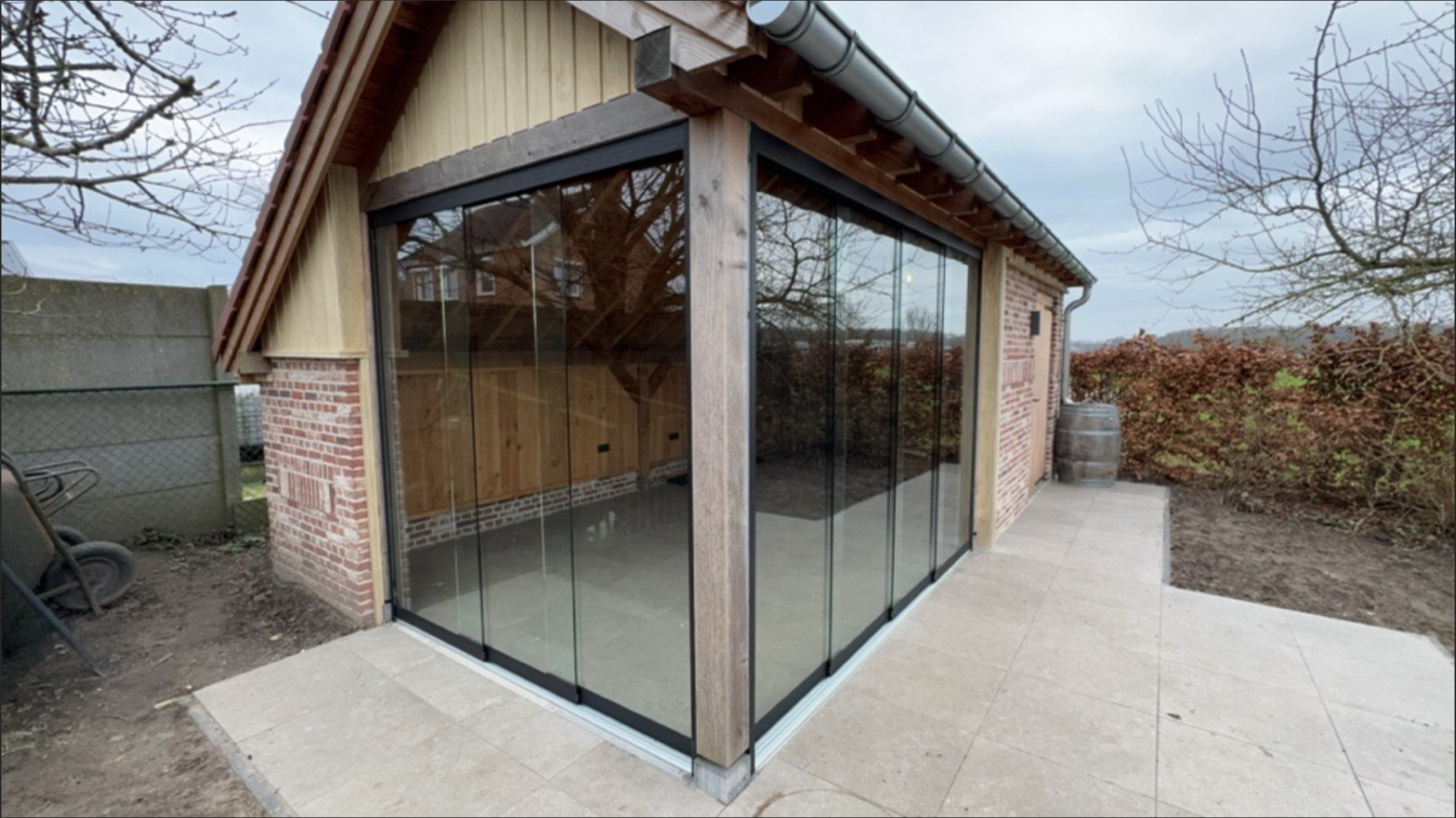 glazen schuifwand maatwerk Roosendaal