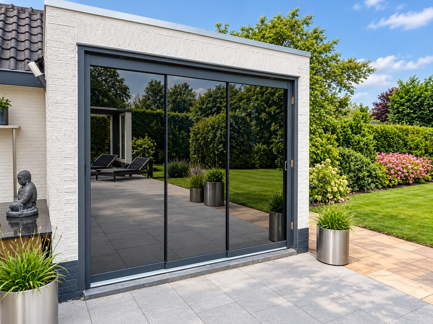 Glazen-schuifwand-tuinkamer-aan-huis-project
